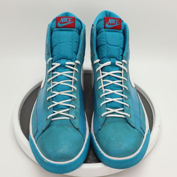 Nike Blazer SP High Men Sz 13 Shoes Blue Lacquer White Hi Top Sneaker 379416-401 - Picture 5 of 16